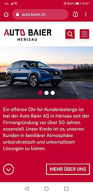 Printscreen Mobile Auto Baier AG