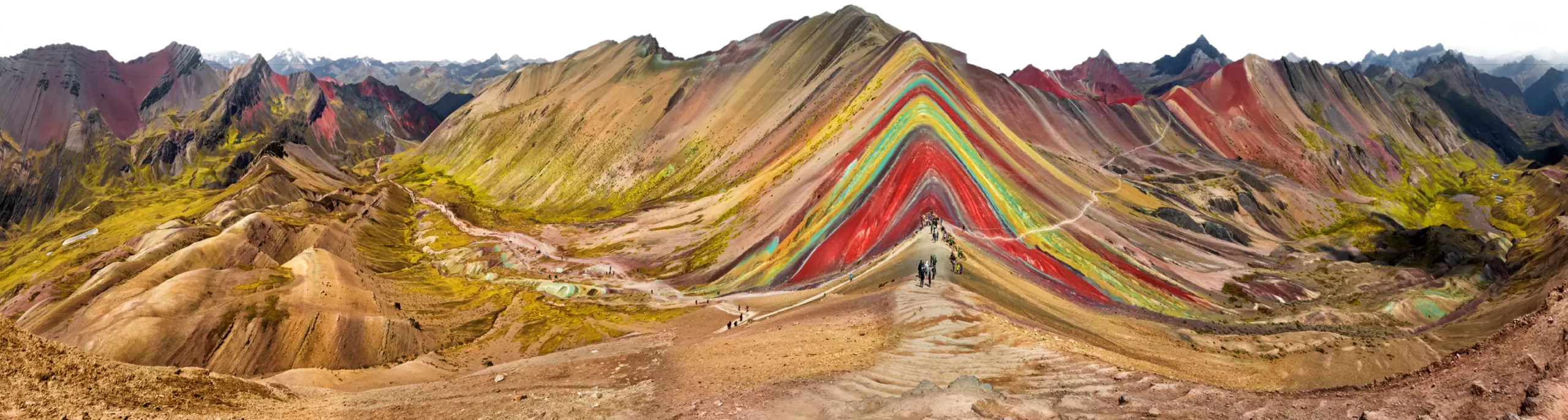 Landschaft Rainbow Mountains Vinicunca