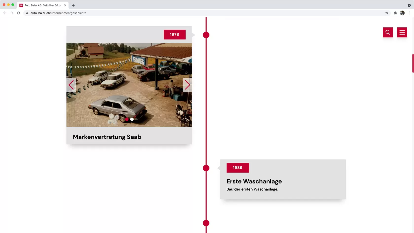 Printscreen 5 Umsetzung Auto Baier AG