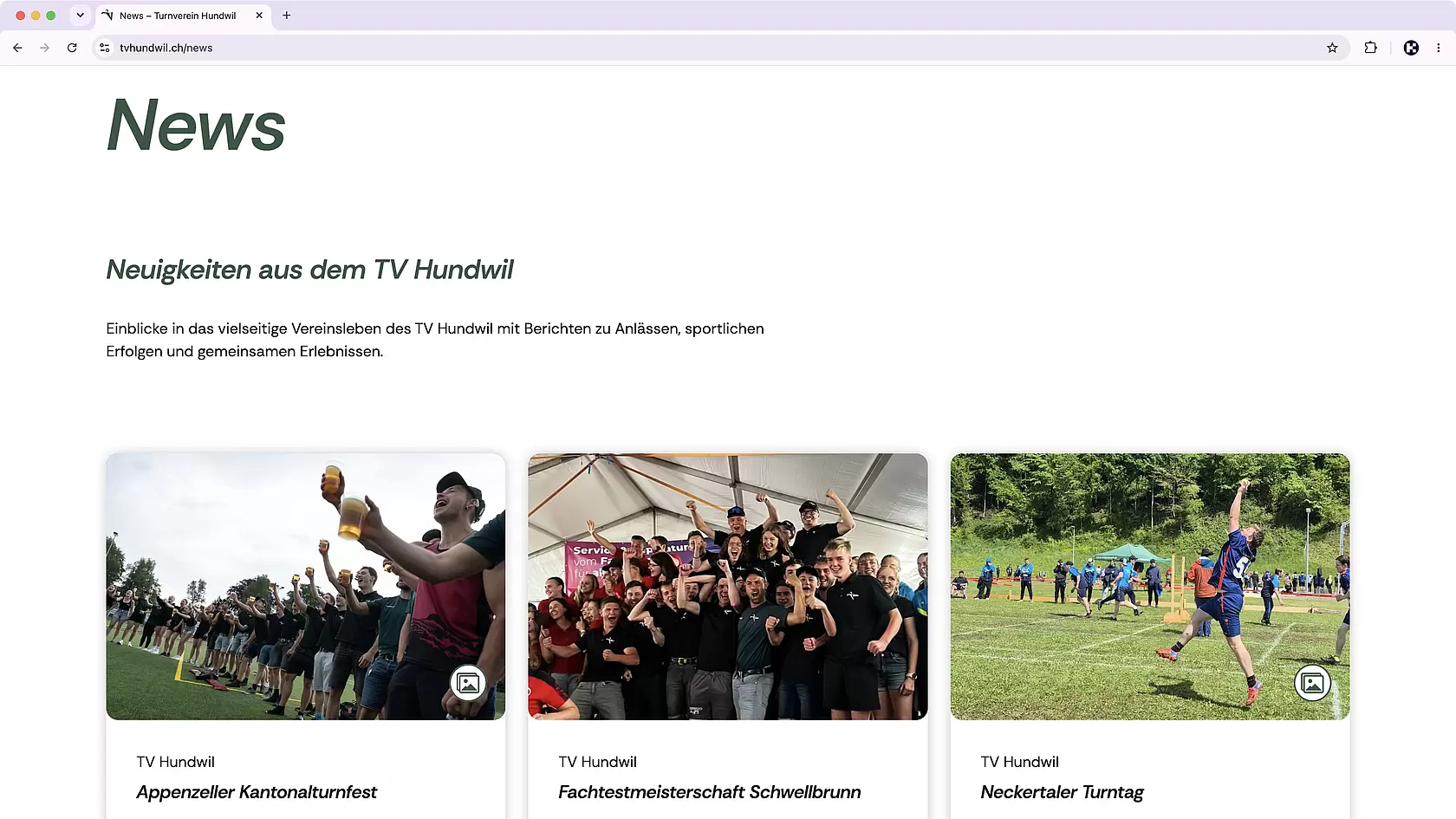 Umsetzung Turnverein Hundwil 