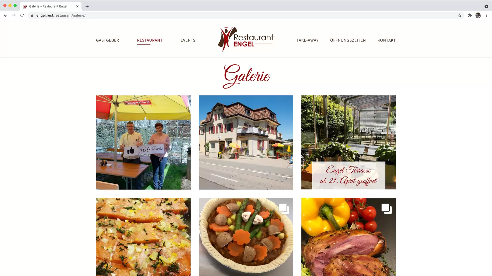 Printscreen 4 Umsetzung Restaurant Engel